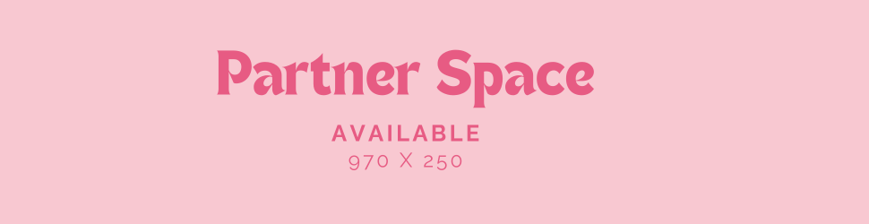 Pink Horizontal Ad Holder (970 x 250 px)